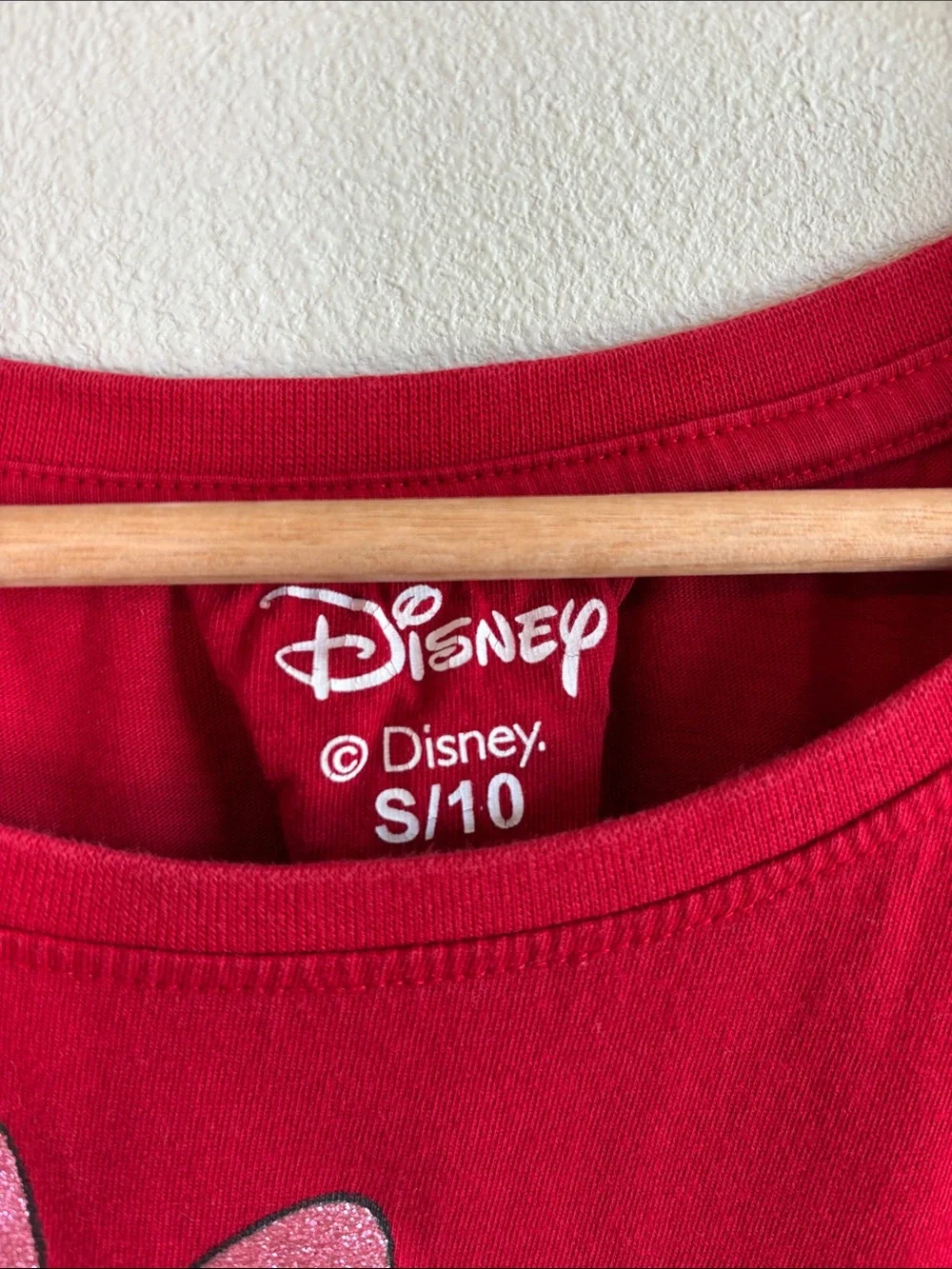 Bundle 2/$30! Disney Red Minnie Mouse 'Let's Do Nothing' Graphic Short Nightgown - Picture 4 of 6